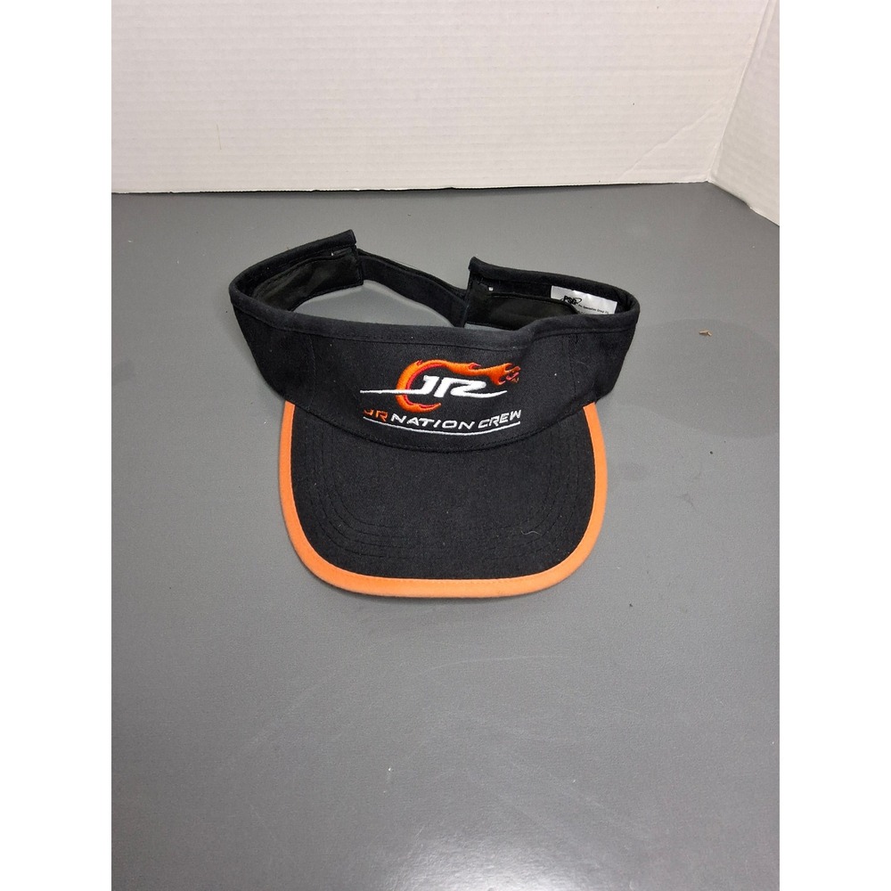 Dale Earnhardt Jr JR Nation Crew Racing Visor Black Orange NASCAR Hat PSG Inc